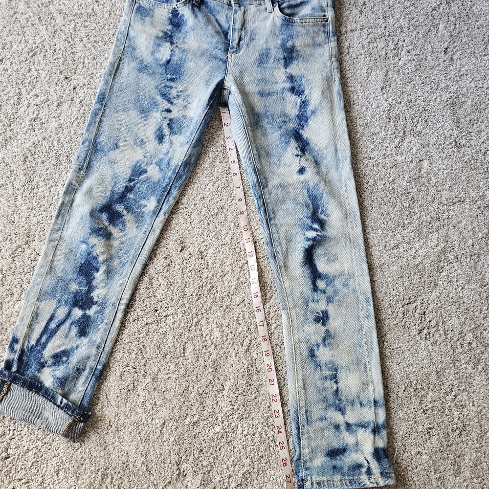 HOST PICK Pilcro The Slim Boyfriend Jeans Anthropologie Tie Die Fit like 27 - Picture 16 of 16